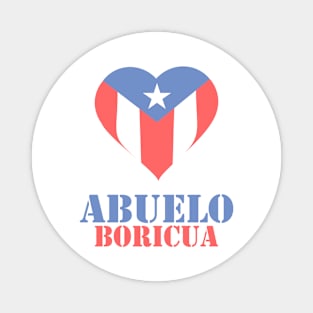 Boricua Abuelo Puerto Rican Flag Fathers Day Magnet